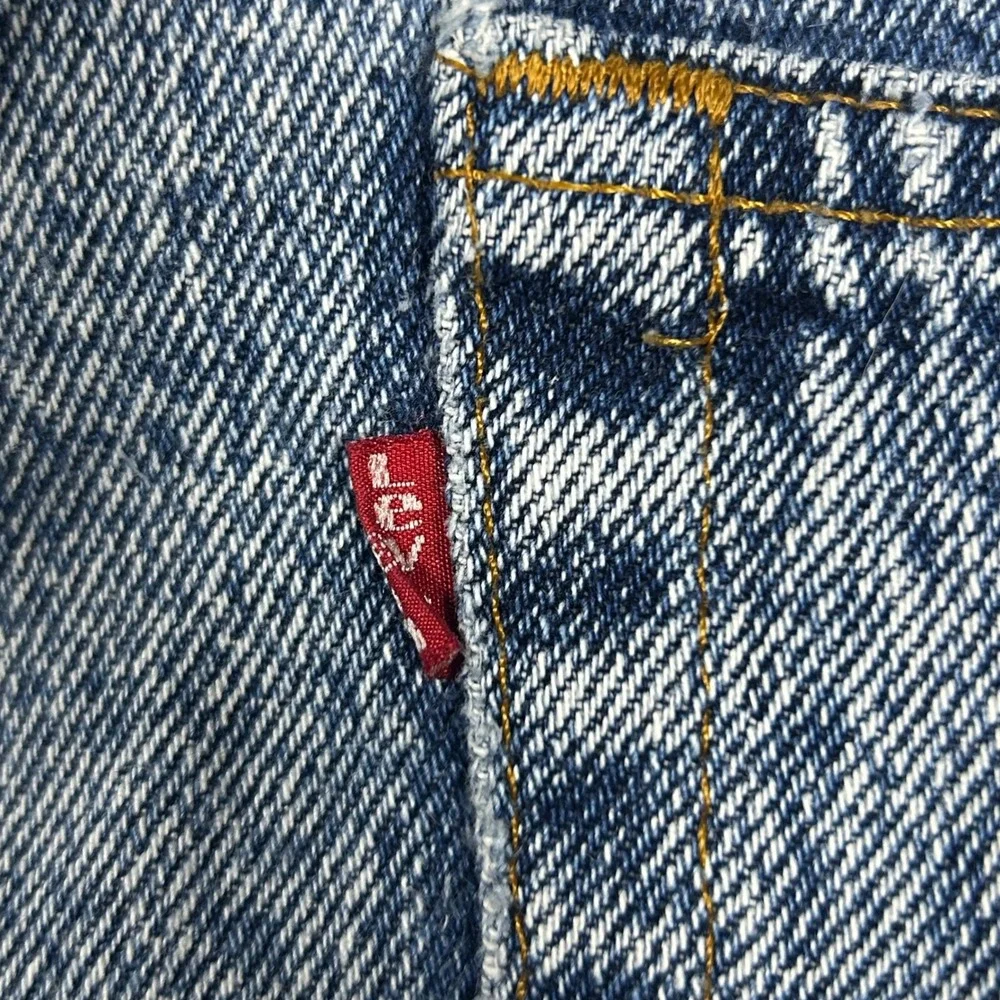 VTG Levi's 501 Jeans Mens 34x29 Blue Wash Raw Waistband Made in USA 80/90s